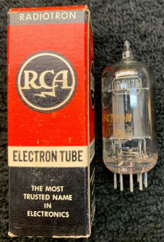 1 Nos Nib Rca 12au7a Clear Top Tube Usa 1960 