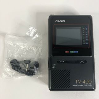 Casio Lcd Portable Pocket Color Television Tv - 400 -