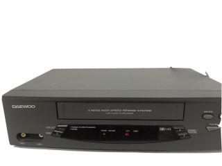 Daewoo Dv - T5dn Vcr 4 Head Hifi Vhs Video Cassette Player Recorder -