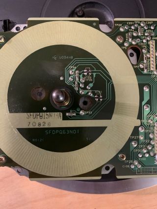 Technics SL - QD33 Direct Drive Turntable Platter And Spindle With Board 2