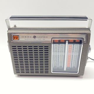 Ge General Electric Vintage Am/fm/tv Band Multiband Radio,  Model 7 - 2930b