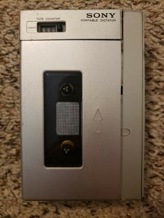 Sony Secutive Portable Dictator Bm - 12 Cassette Recorder