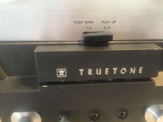 Vintage 1960’s Truetone Reel to Reel Portable Tape Recorder Somewhat 3