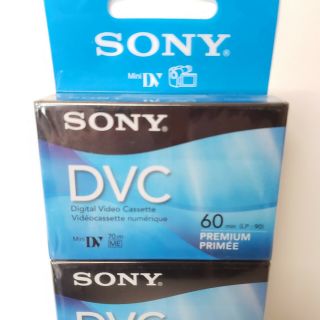 SONY DVC 3 pack Digital Video Cassette 60 minutes and 2