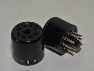 One Pair Tube Adaptor 6l6 To 6ar6 6l6 To 6384 Ao8 - Ao8