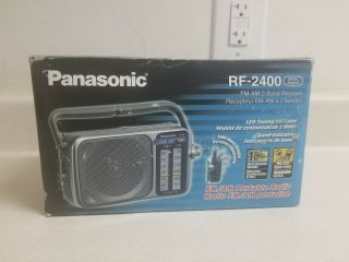 Panasonic (r) Rf - 2400 Panasonic Am/fm Ac/dc Portable Radio - Open Box