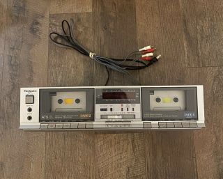 Vintage Technics Rs - B11w Stereo Dual Cassette Tape Deck Player Recorder | Read