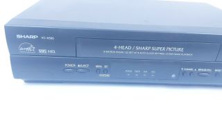 Sharp VC - A560U 4 - Head HQ VHS VCR Video Cassette Recorder 2