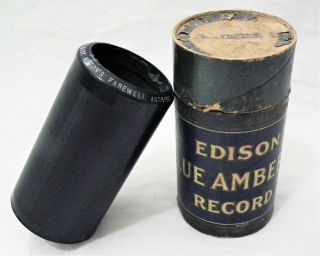 Rare Vintage Edison Washington Historical Cylinder Phonograph Gramophone Record