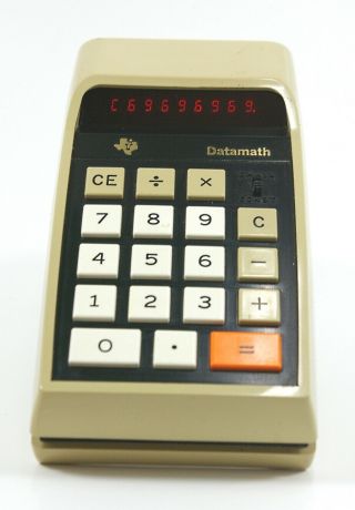 Vintage Datamath Calculator Texas Instruments Ti - 2500