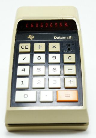 Vintage Datamath Calculator Texas Instruments TI - 2500 3