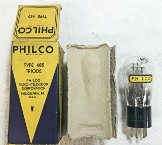 Nos Philco Globe Type 485 Triode Tube (202)