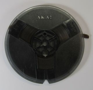 Vintage Akai 5 Inch Reel To Reel Tape Take Up Reel,  Plastic