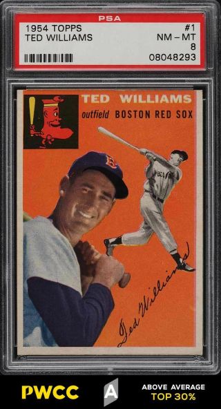 1954 Topps Ted Williams 1 Psa 8 Nm - Mt (pwcc - A)