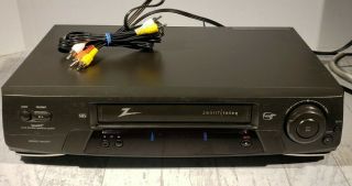 Zennith Vcr Vhs Video Player/recorder Iqvb423 - 4 - Head & No Remote Av
