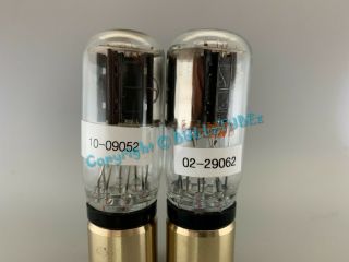 Rca 6sn7gtb Staggered Black Plates Wafer Base Tubes Platinum Matched At1000
