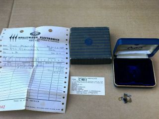 Elc C - 60 Electro Sonic Laboratories Mono Cartridge Box & Paperwork Only - No Cart.