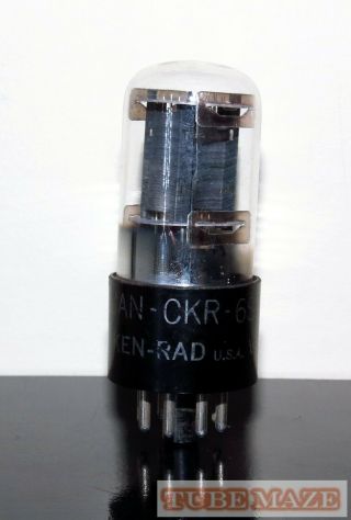 Rare Ken - Rad Jan Ckr - 6sl7/ecc35/vt - 229 Black Plates Tube - 1940s - Test Nos