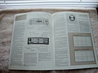 1970s LUX Luxman L - 100 Integrated Amplifier 3 Page Brochure Pamphlet 2