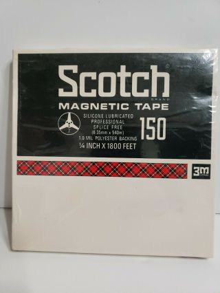 Scotch Magnetic Tape Reel To Reel - 7” 150 Extra Length -