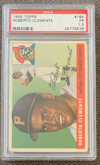 1955 Topps Roberto Clemente Psa 1.  5 Beautifully Centered Greatly Eye Appeal