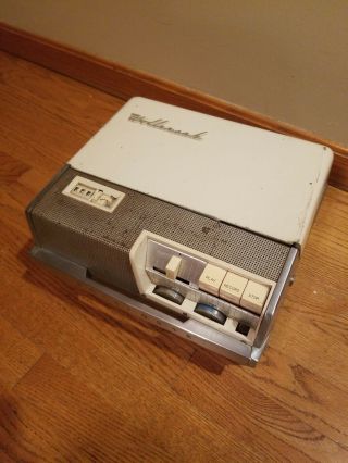 Vintage Wollensak Reel To Reel Tape Recorder Model T - 1500 No Power Cord