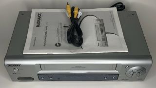 Philips Magnavox Mvr430mg21 4 - Head Vhs Video Cassette Recorder No Remote