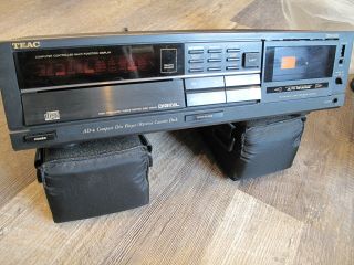 Vintage Teac Ad - 4 Cassette Deck Cd Player Combo - Only