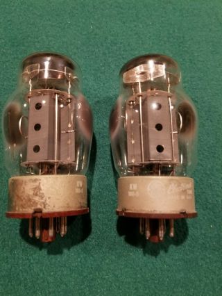 2 Vintage Ge 6550 Power Amp Vacuum Tubes Usa Pulled From Hk Citation Ii