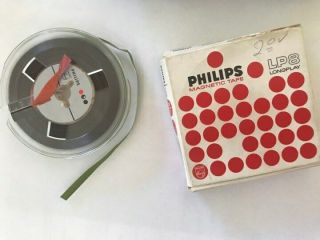 Philips 3 Inch Reel To Reel Spool Vintage Recorders Tape 8cm Lp8