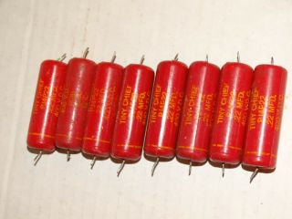 8 - Vintage Tiny Chief Capacitor Pulls.  22 400vdc