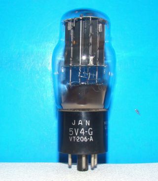 5v4g Vt - 206 - A Rca Jan Amplifier Audio Radio Vacuum Tube Valve St Shape Rectifier