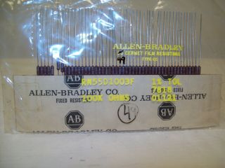 Allen Bradley 100k Ohm 1 Resistors Rn55d1003f,  7818,  01151 Total 49