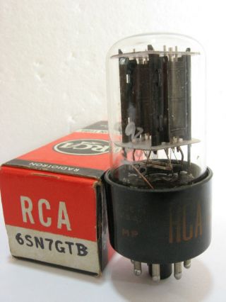One 1962 Rca 6sn7gtb Tube - Old Stock /