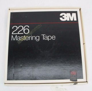 3m 1/2 " 226 10.  5 " Empty Reel Metal Mastering Recording