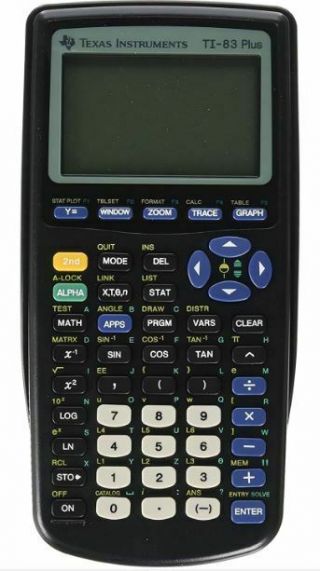 Texas Instruments Ti - 83 Plus Calculator