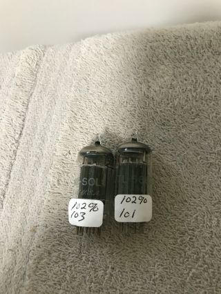 Two Nos Tung - Sol 5687 Vacuum Tubes