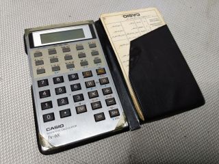 Vintage Casio Fx - 68 Scientific Pocket Calculator Needs Battery Fast