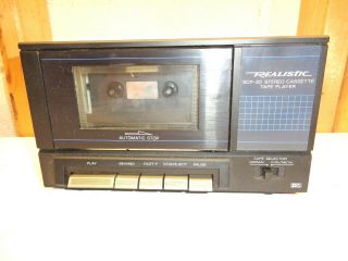 Vintage Realistic Scp - 30 Stereo Cassette Tape Player