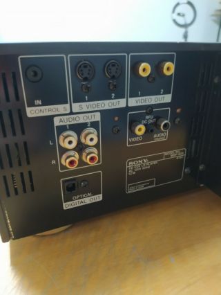 Sony Mdp - 605 Auto Reverse Laserdisc Player For Power Input Problem