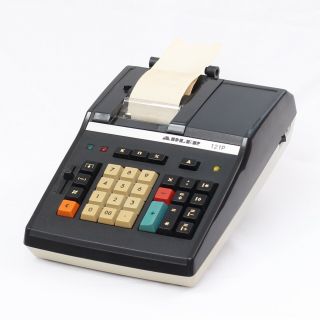 Vintage Adler 121p Electronic Printing Calculator From The 1970s [made In Japan]