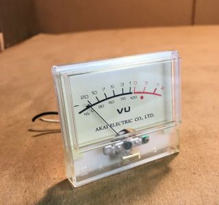 Vu Meter For An Akai Gx - 230d Reel - To - Reel Tape Player Cond