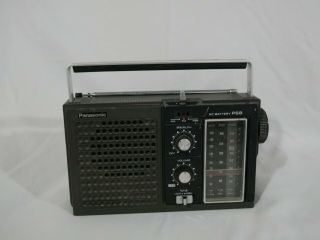 Vintage Panasonic Am/fm/psb 3band Radio Ac/battery Model No.  Rf - 1004 (5e1)