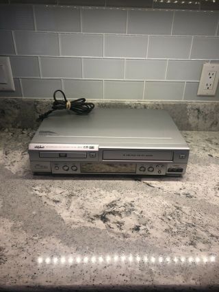 Sanyo Dvw - 6000 Dvd Vcr Combo Player Vhs Recorder Silver Read
