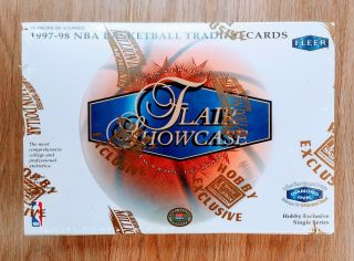1997 - 1998 Fleer Flair Showcase Basketball Hobby Box