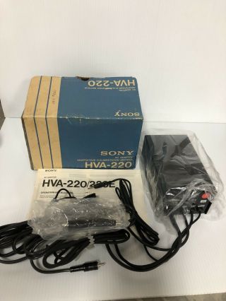 Sony Hva - 220 Ac Adaptor Power Supply