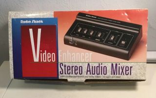 Radio Shack Video Enhancer Stereo Audio Mixer 15 - 1961