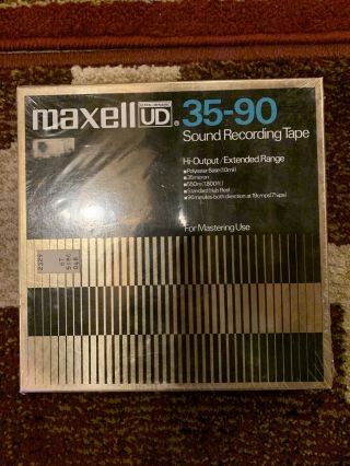 Maxell Ud 35 - 90 1800 Ft.  1/4 " Reel To Reel Tape
