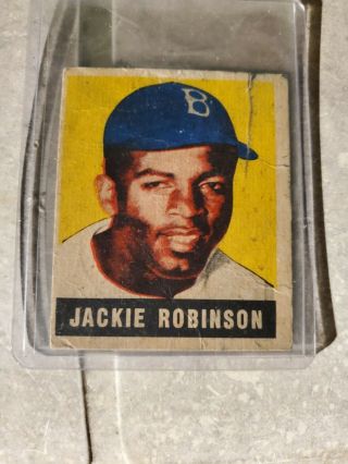 1949 Leaf Jackie Robinson Brooklyn Dodgers Rc 79