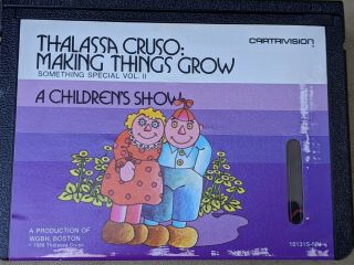 Making Things Grow Vol 2 Thalassa Cruso Cartrivision Cartridge A Children 